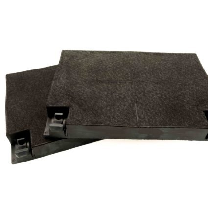 KIT 2 FILTRI CAPPA CARBONE FABER FRANKE ELECTROLUX ZANUSSI AEG HOTPOPOINT ARISTON WHIRLPOOL CANDY 195x139mm