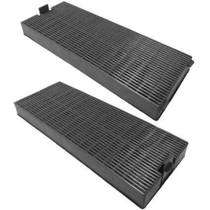 KIT 2 FILTRI CAPPA CARBONE TECNOWIND AIRLUX BERTAZZONI BEKO GRUNDIG 248x92mm