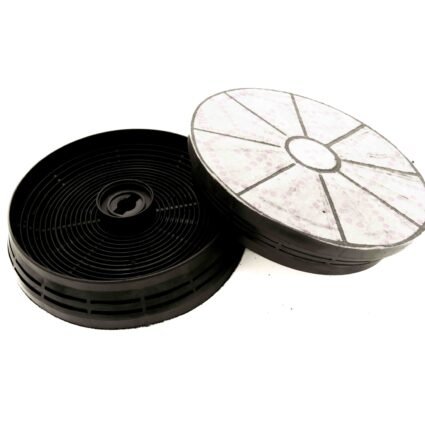 KIT 2 FILTRI CAPPA CARBONE WHIRLPOOL HOTPOINT ARISTON TECNOWIND HISENSE GORENJE Ø146mm