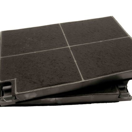 KIT 2 FILTRI CAPPA CARBONE FABER FRANKE ELECTROLUX AEG 155x225mm