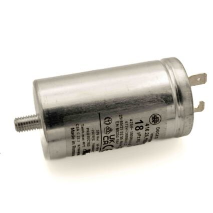 CONDENSATORE METALLICO 18MF UNIVERSALE – ALTEZZA 72mm DIAMETRO 40mm
