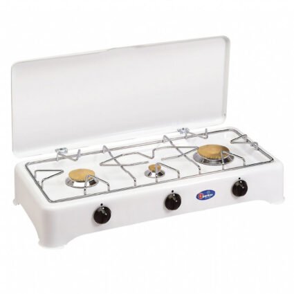 CUCINA PARKER 3 FUOCHI GPL 71CM – GRIGLIA CROMATA