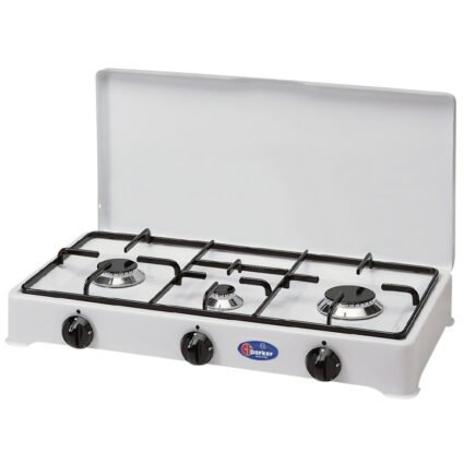 CUCINA PARKER 3 FUOCHI GPL 60CM – GRIGLIA SMALTATA NERA