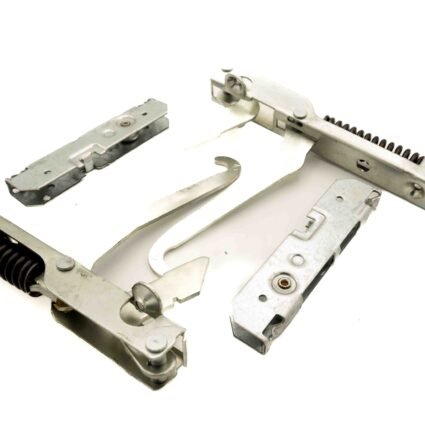 KIT 2 CERNIERE + PORTARULLI PORTA FORNO HOTPOINT ARISTON INDESIT WHIRLPOOL LOFRA