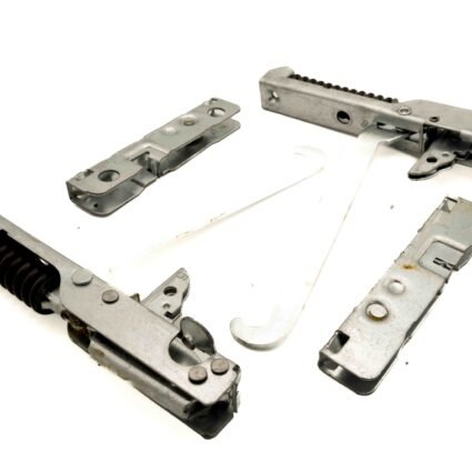 KIT 2 CERNIERE + PORTARULLI PORTA FORNO STAR GLEM GAS HOTPOINT ARISTON INDESIT WHIRLPOOL C00082464