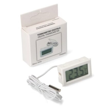 TERMOMETRO DIGITALE -50°+70° BIANCO 46x26x15mm